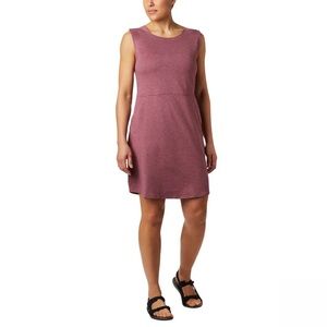 Columbia Womens Omni Shade Sleeveless Dress Antique Mauve Large